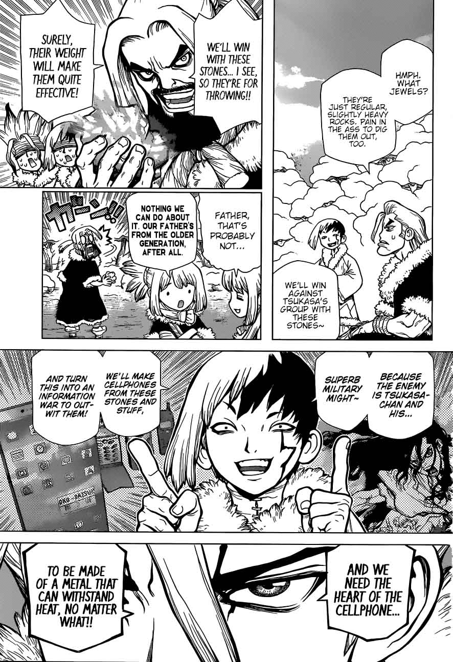 Dr. Stone Chapter 57 page 3 - Chapter 57: Heat Heart
