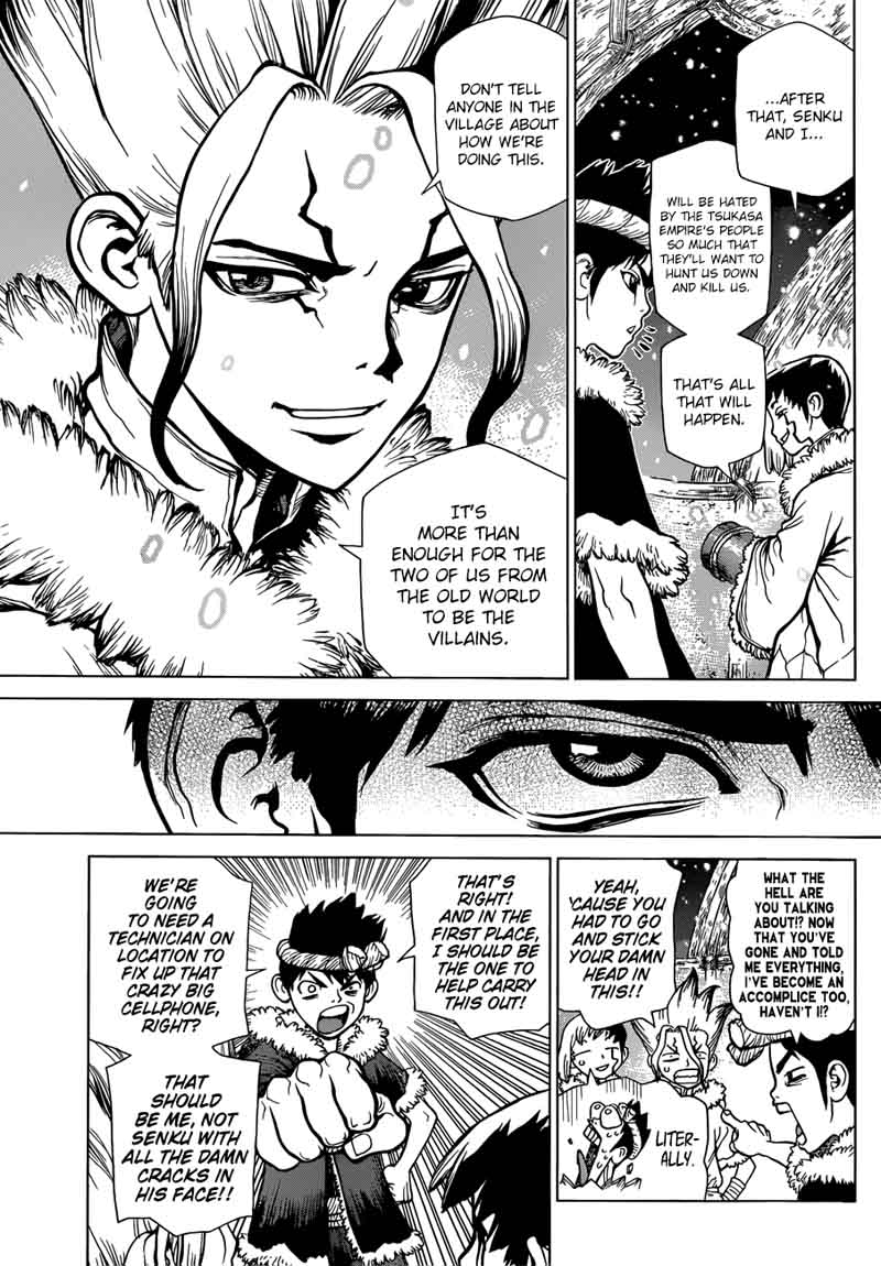 Dr. Stone Chapter 61 page 10 - Chapter 61: Stone Wars Begin