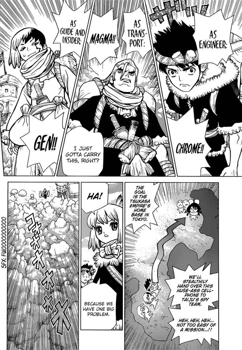 Dr. Stone Chapter 61 page 12 - Chapter 61: Stone Wars Begin