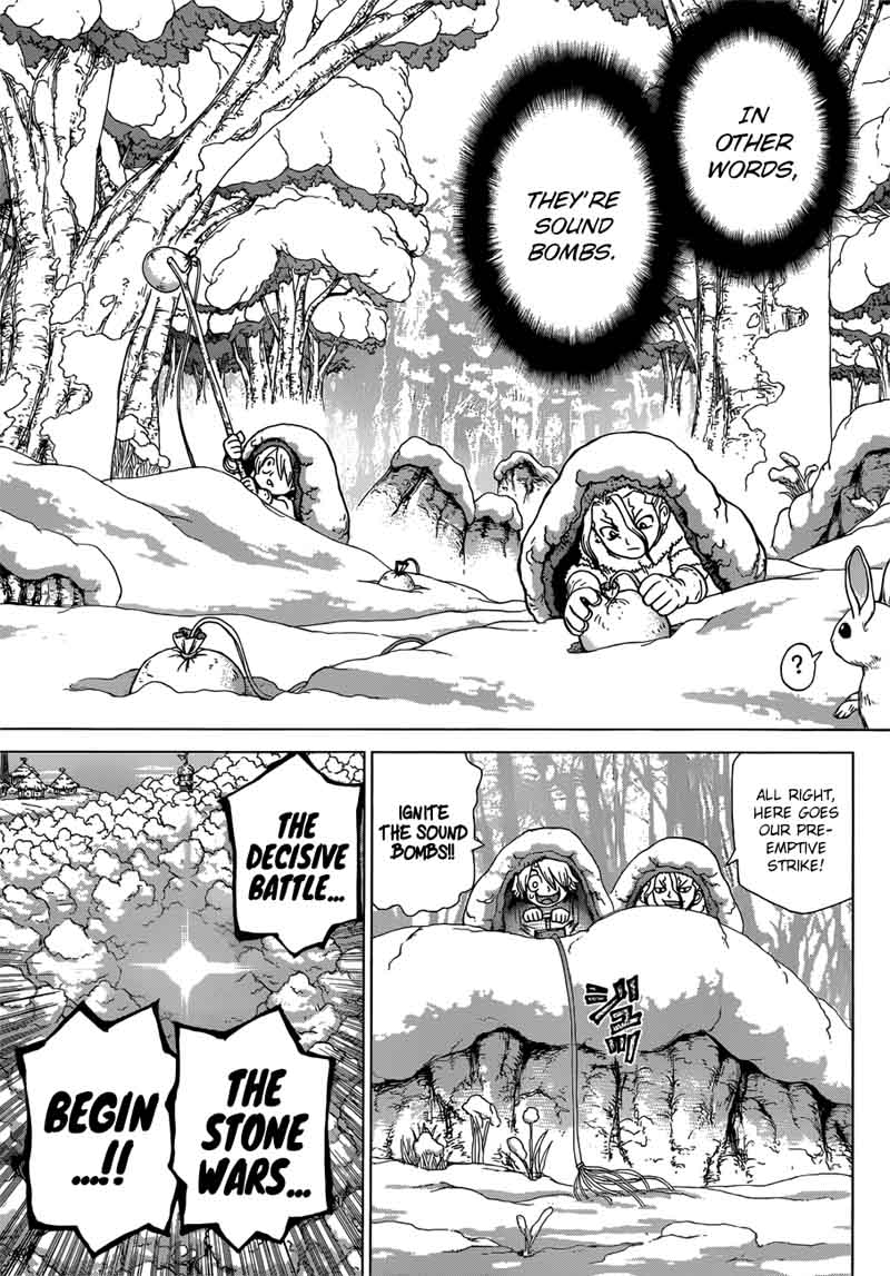Dr. Stone Chapter 61 page 15 - Chapter 61: Stone Wars Begin