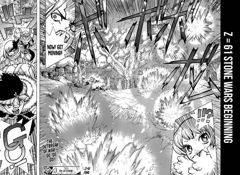 Dr. Stone Chapter 61 page 16 - Chapter 61: Stone Wars Begin