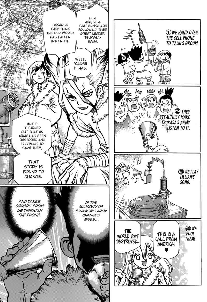 Dr. Stone Chapter 61 page 8 - Chapter 61: Stone Wars Begin