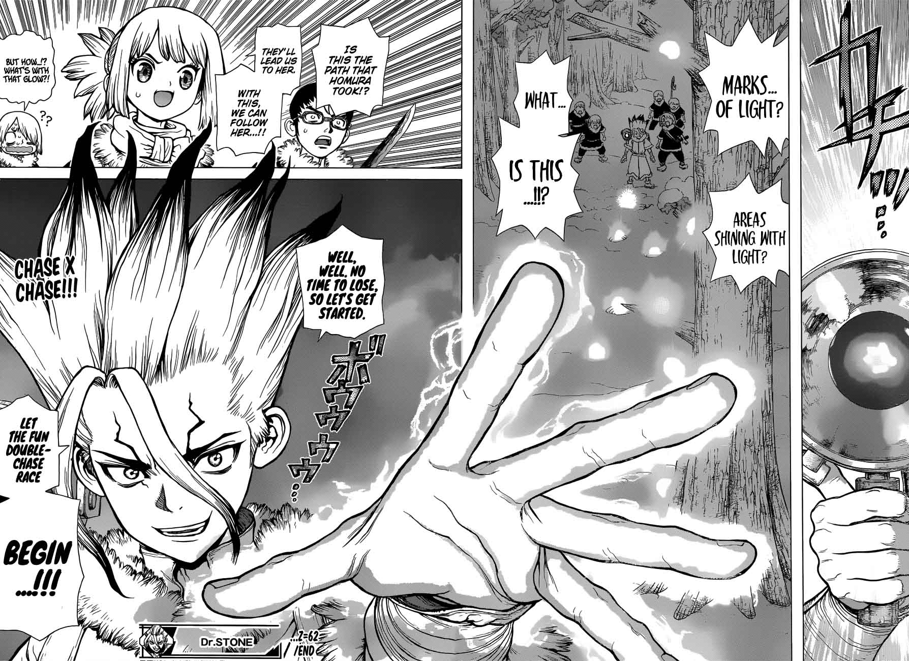 Dr. Stone Chapter 62 page 18 - Chapter 62: Double Chase