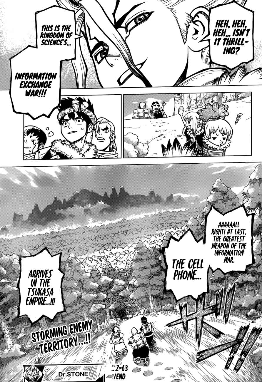 Dr. Stone Chapter 63 page 19 - Chapter 63: Information Warfare