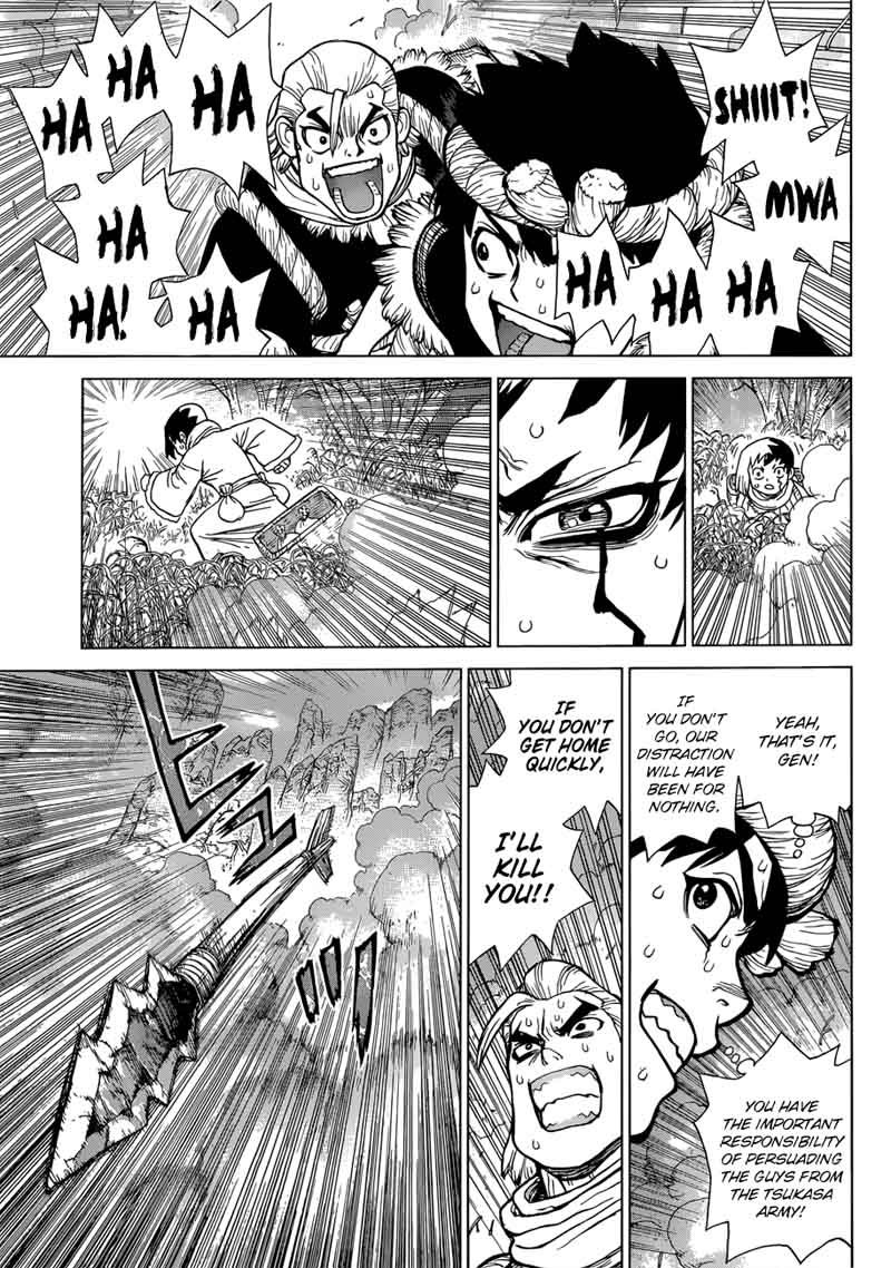Dr. Stone Chapter 65 page 15 - Chapter 65: Call from the Dead