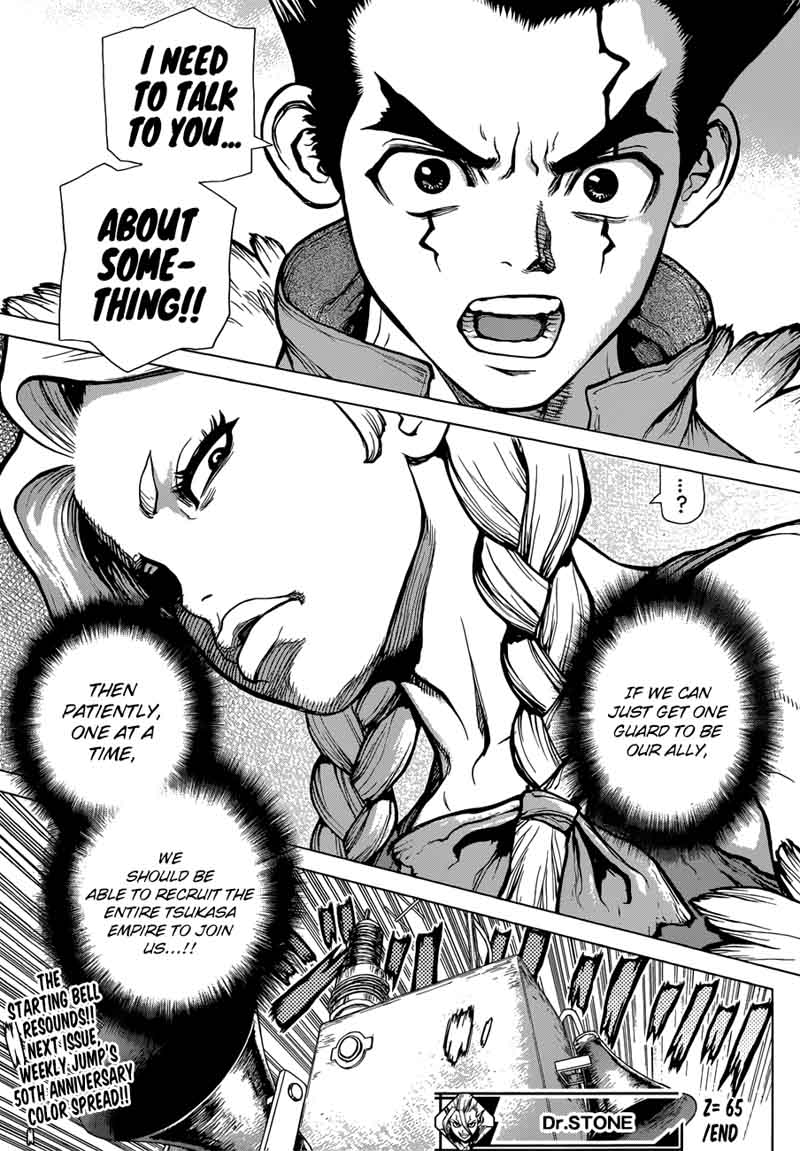 Dr. Stone Chapter 65 page 19 - Chapter 65: Call from the Dead