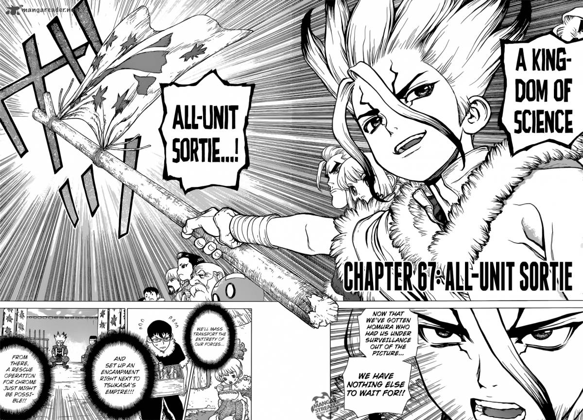 Dr. Stone Chapter 67 page 15 - Chapter 67: Full Mobilization