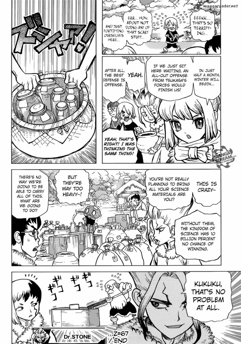 Dr. Stone Chapter 67 page 16 - Chapter 67: Full Mobilization