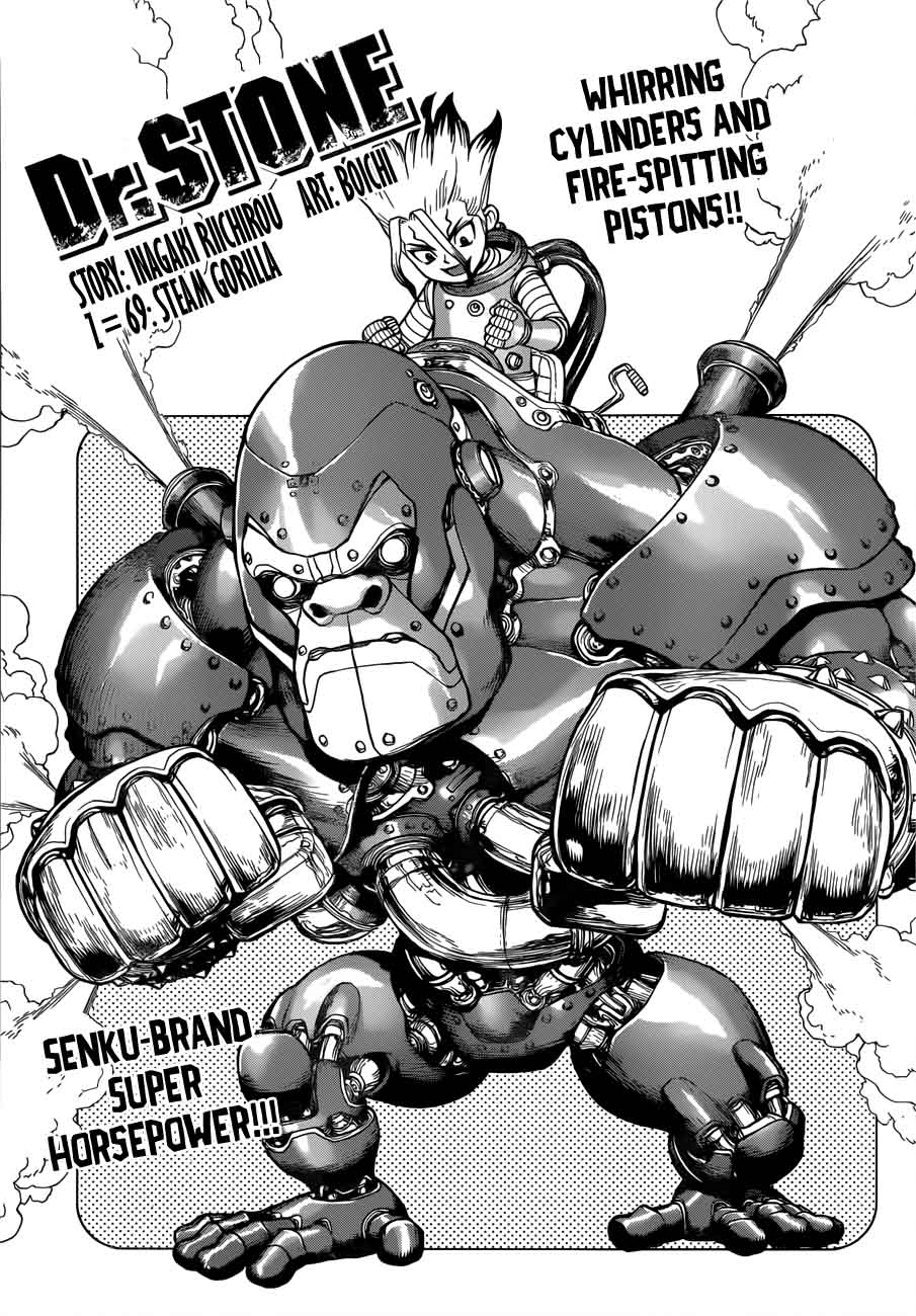 Dr. Stone Chapter 69 page 3 - Chapter 69: Steam Gorilla