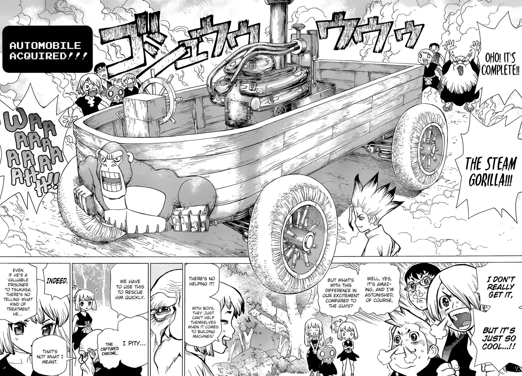 Dr. Stone Chapter 69 page 6 - Chapter 69: Steam Gorilla
