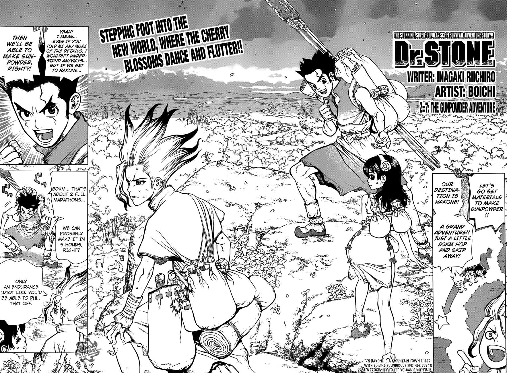 Dr. Stone Chapter 7 page 2 - Chapter 7: The Gunpowder Adventure