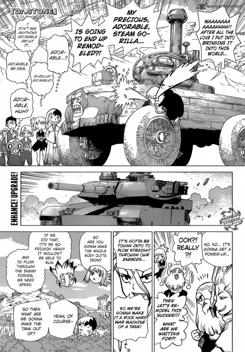Dr. Stone Chapter 70 page 1 - Chapter 70: Paper Shield