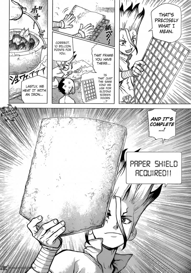 Dr. Stone Chapter 70 page 6 - Chapter 70: Paper Shield