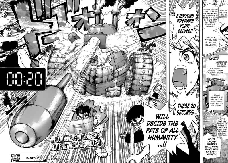 Dr. Stone Chapter 74 page 16 - Chapter 74: Fateful 20 Seconds