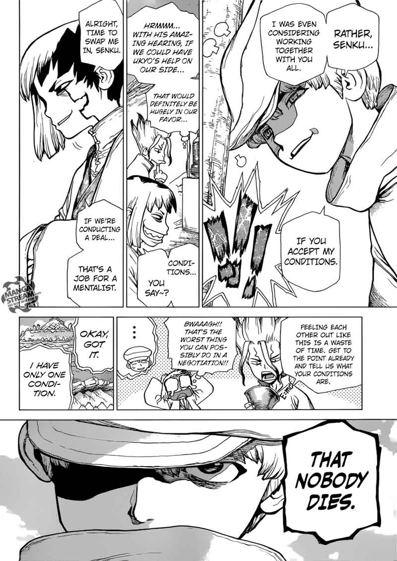 Dr. Stone Chapter 74 page 2 - Chapter 74: Fateful 20 Seconds