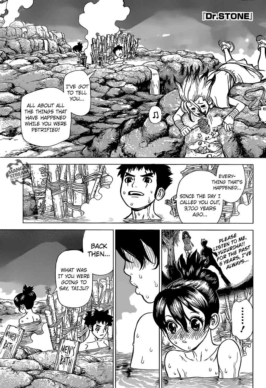 Dr. Stone Chapter 8 page 1 - Chapter 8: Raise the Smoke Signal