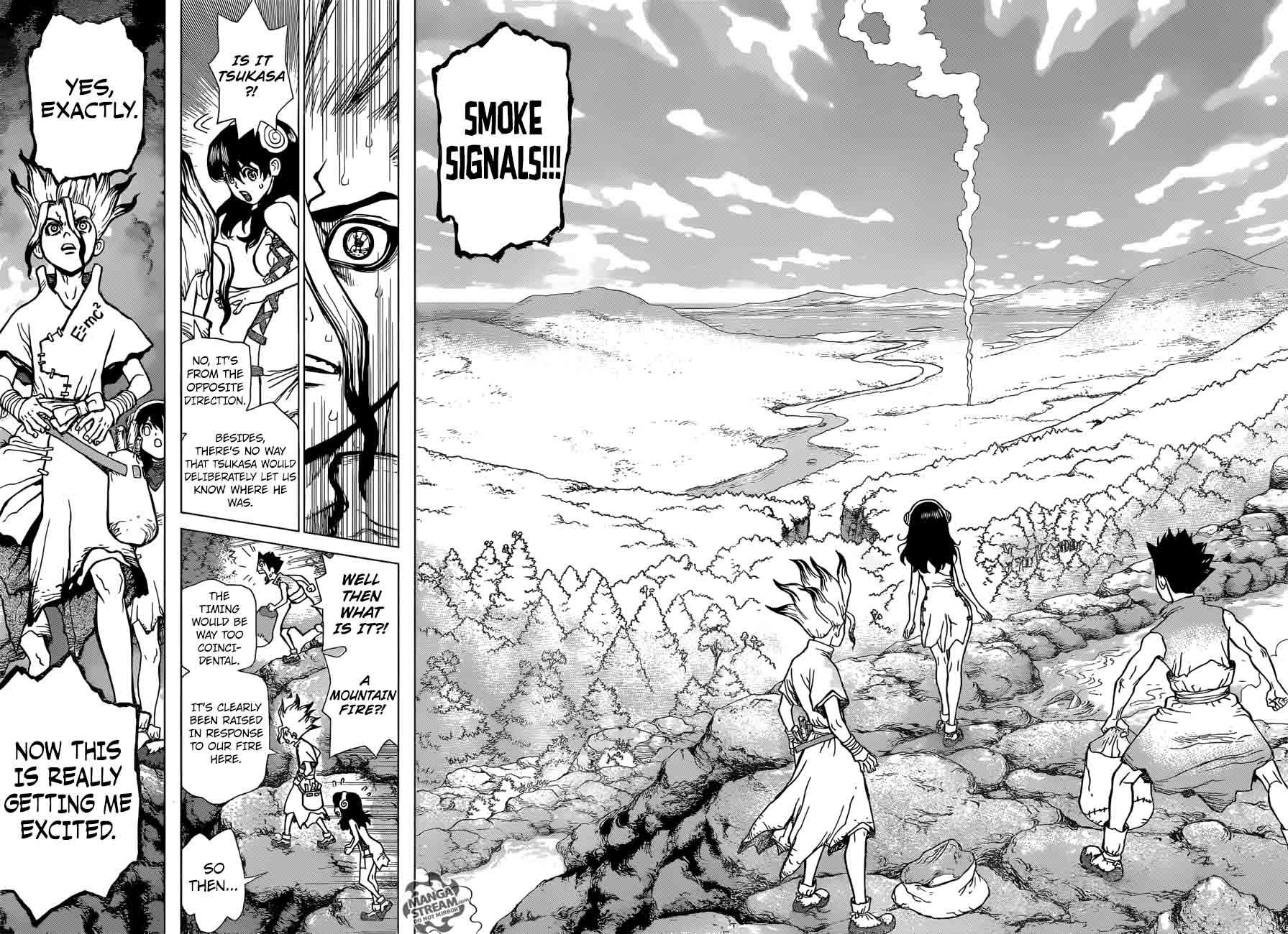 Dr. Stone Chapter 8 page 15 - Chapter 8: Raise the Smoke Signal