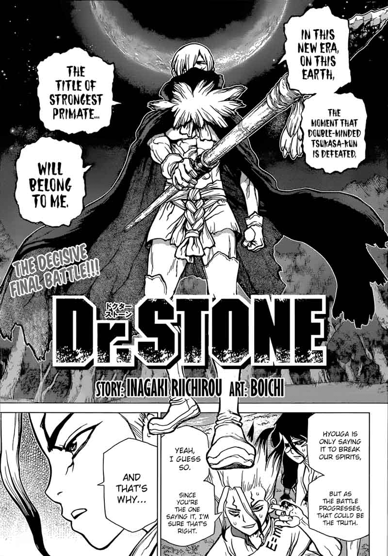 Dr. Stone Chapter 81 page 1 - Chapter 81: Fingertip
