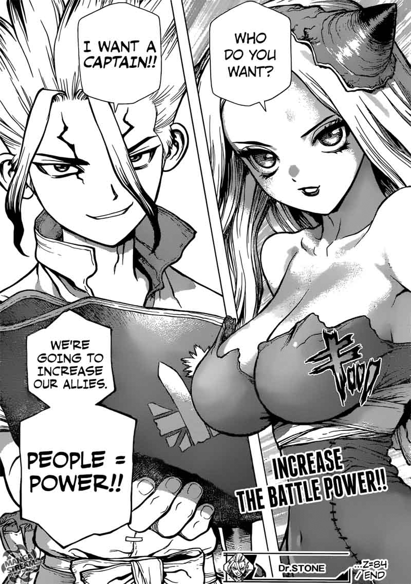 Dr. Stone Chapter 84 page 18 - Chapter 84: People = Power