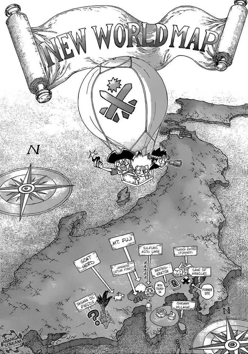 Dr. Stone Chapter 90 page 10 - Chapter 90: New World Map