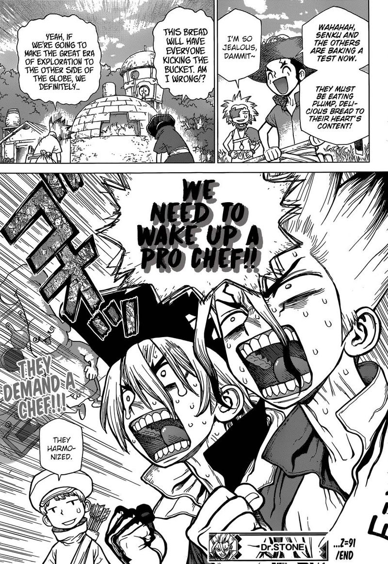Dr. Stone Chapter 91 page 16 - Chapter 91: Need Bread? Start with Wheat