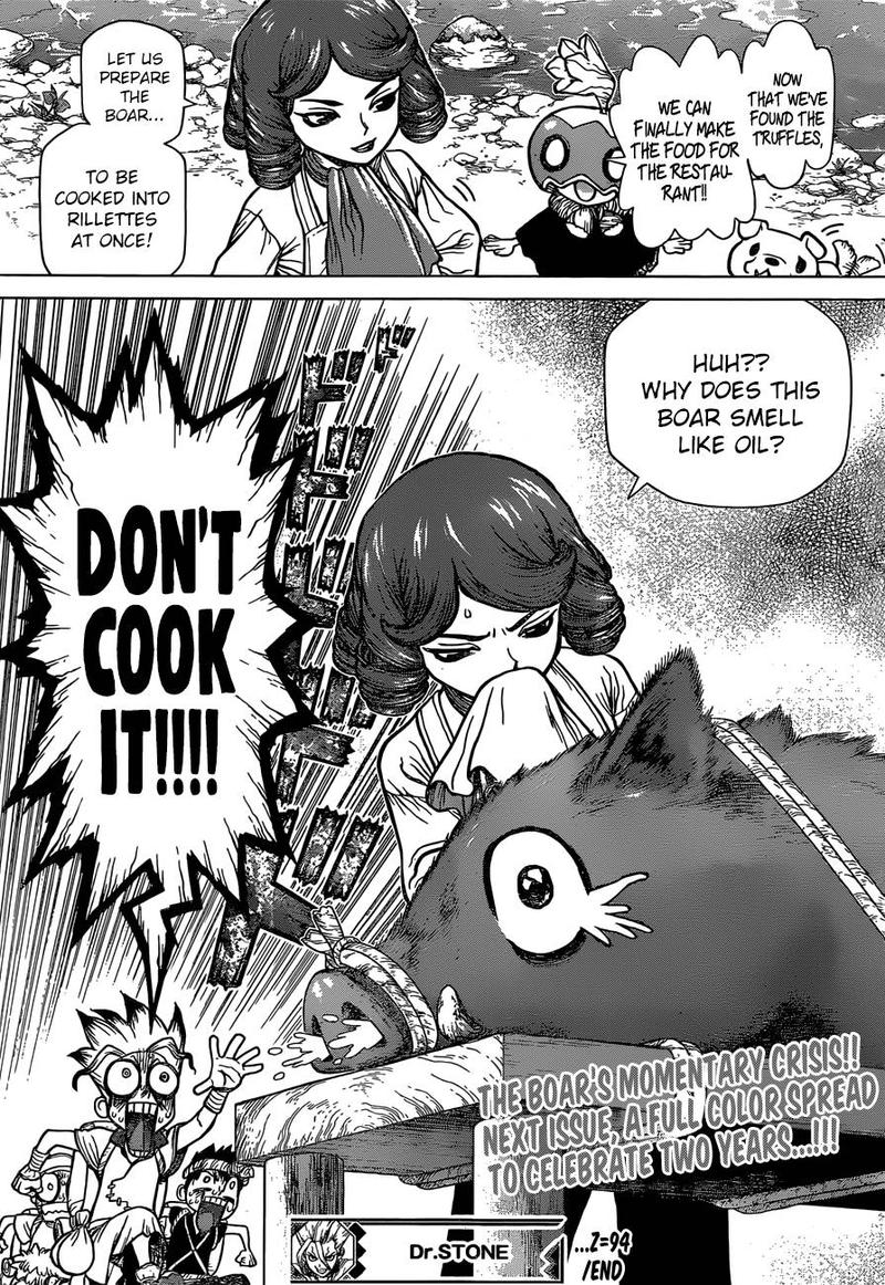 Dr. Stone Chapter 94 page 17 - Chapter 94: The Scent of Black Gold