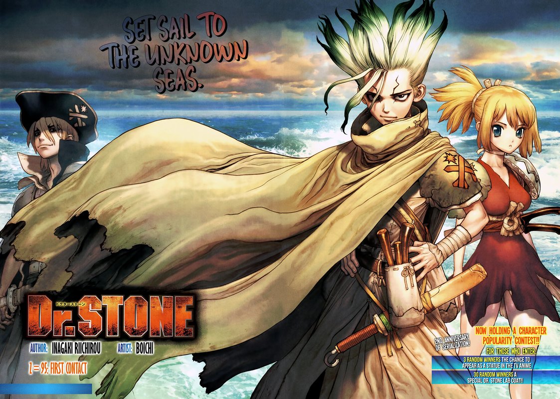 Dr. Stone Chapter 95 page 3 - Chapter 95: First Contact