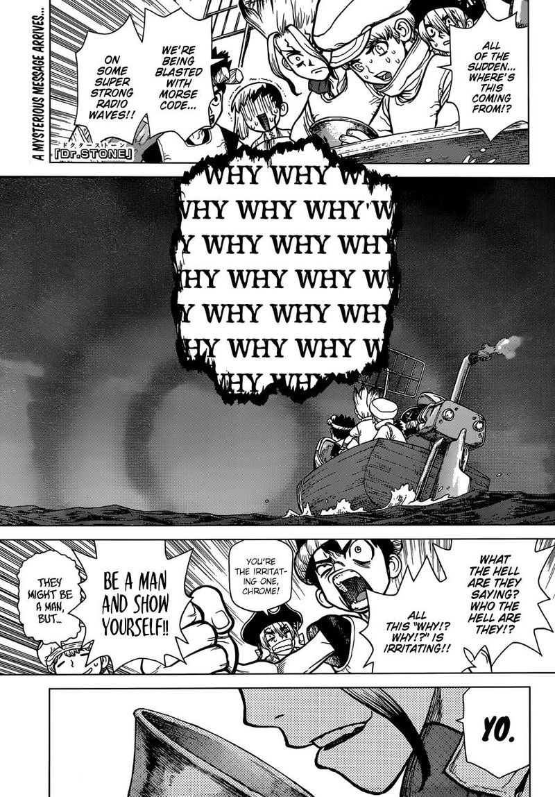 Dr. Stone Chapter 96 page 1 - Chapter 96: Eye of Science