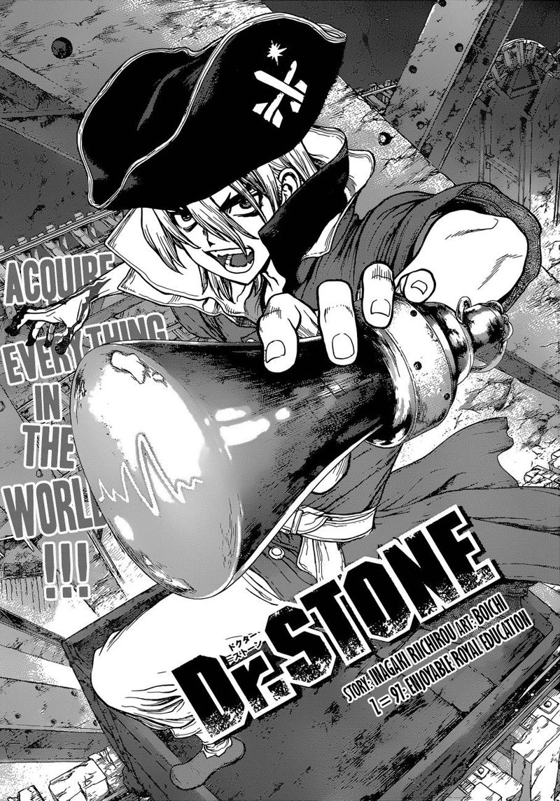 Dr. Stone Chapter 97 page 1 - Chapter 97: The Joy of Leadership