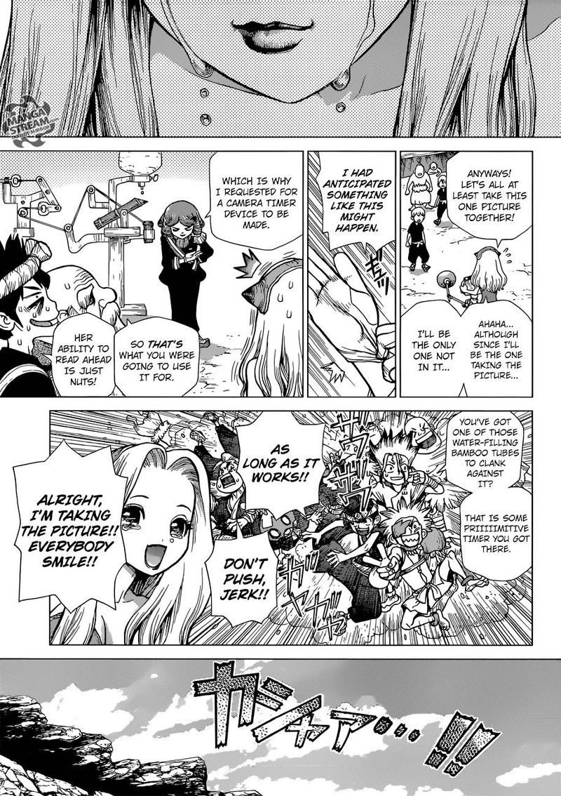 Dr. Stone Chapter 99 page 14 - Chapter 99: Kingdom of Science Photo Journal