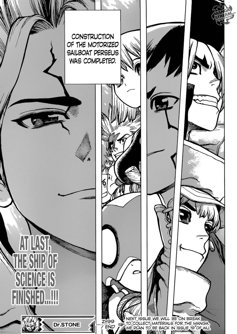 Dr. Stone Chapter 99 page 17 - Chapter 99: Kingdom of Science Photo Journal