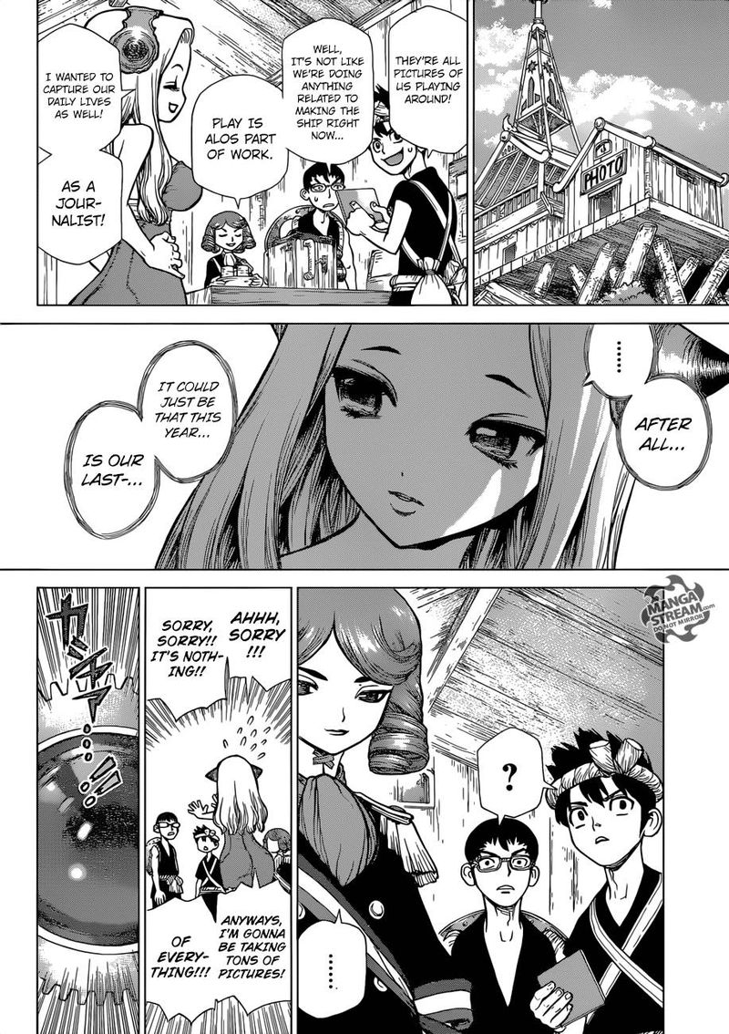 Dr. Stone Chapter 99 page 6 - Chapter 99: Kingdom of Science Photo Journal