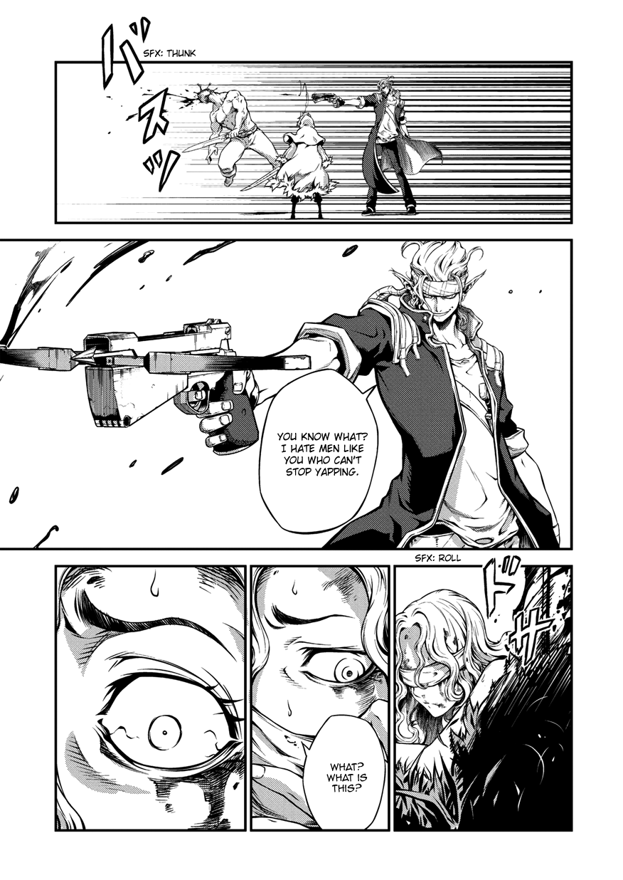 Drag-On Dragoon - Shi ni Itaru Aka Chapter 1 page 10 - Chapter 1