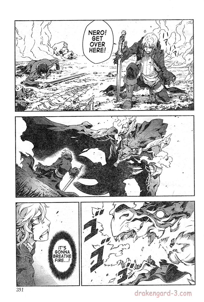 Drag-On Dragoon - Shi ni Itaru Aka Chapter 11 page 13 - Chapter 11