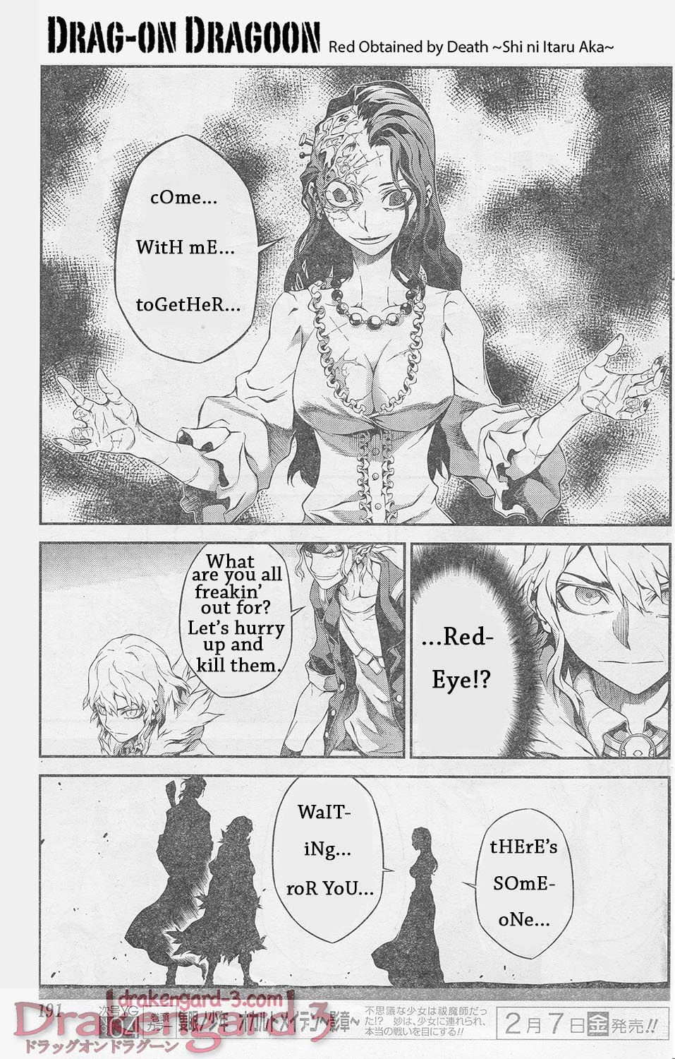 Drag-On Dragoon - Shi ni Itaru Aka Chapter 14 page 9 - Chapter 14