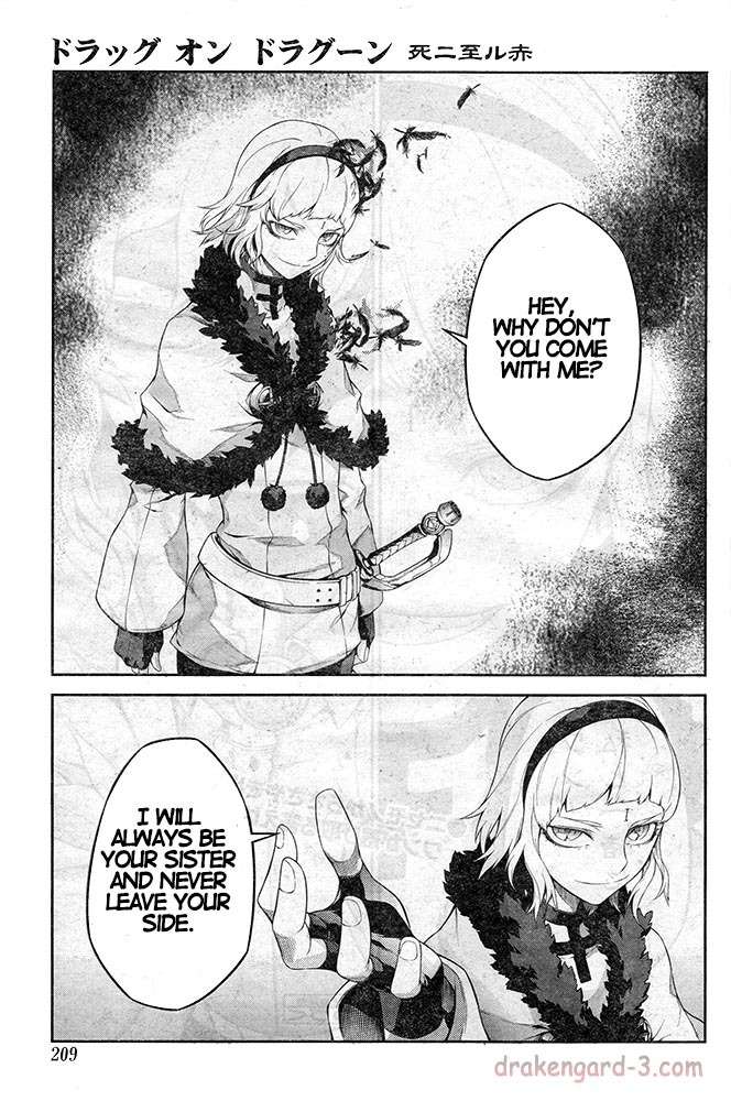 Drag-On Dragoon - Shi ni Itaru Aka Chapter 18 page 21 - Chapter 18