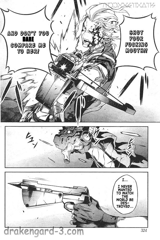 Drag-On Dragoon - Shi ni Itaru Aka Chapter 20 page 14 - Chapter 20