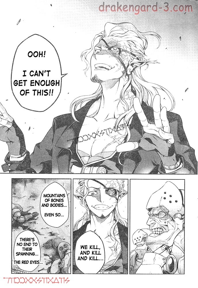 Drag-On Dragoon - Shi ni Itaru Aka Chapter 21 page 15 - Chapter 21: [END]
