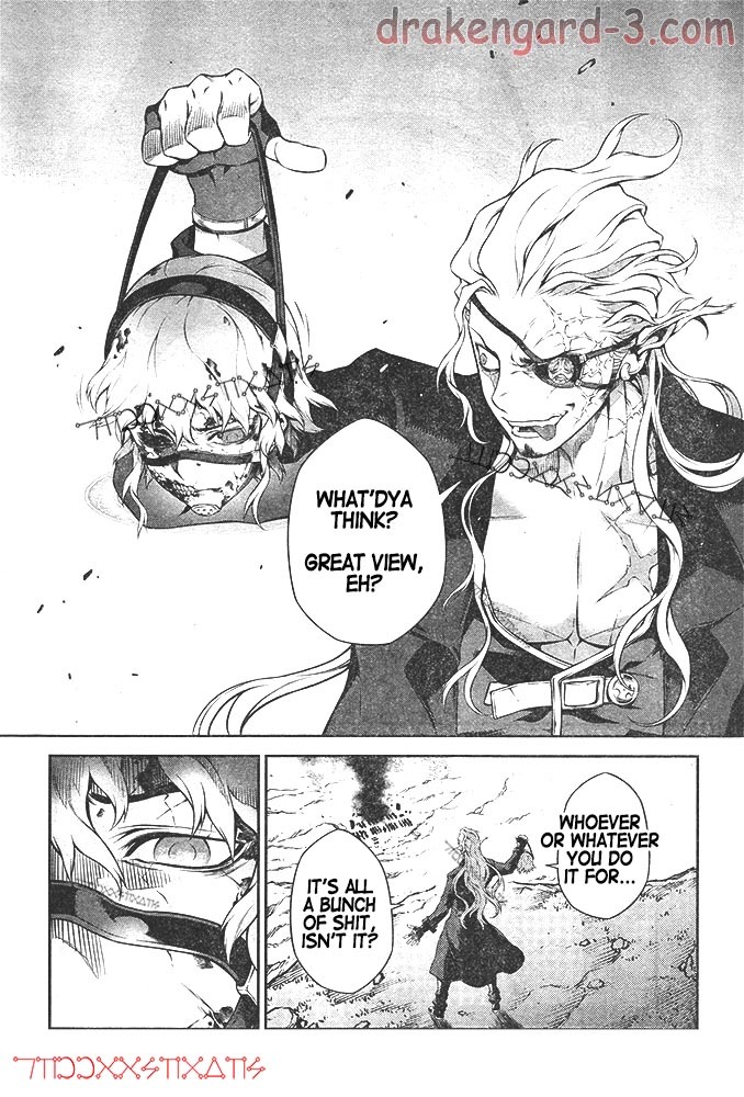 Drag-On Dragoon - Shi ni Itaru Aka Chapter 21 page 19 - Chapter 21: [END]