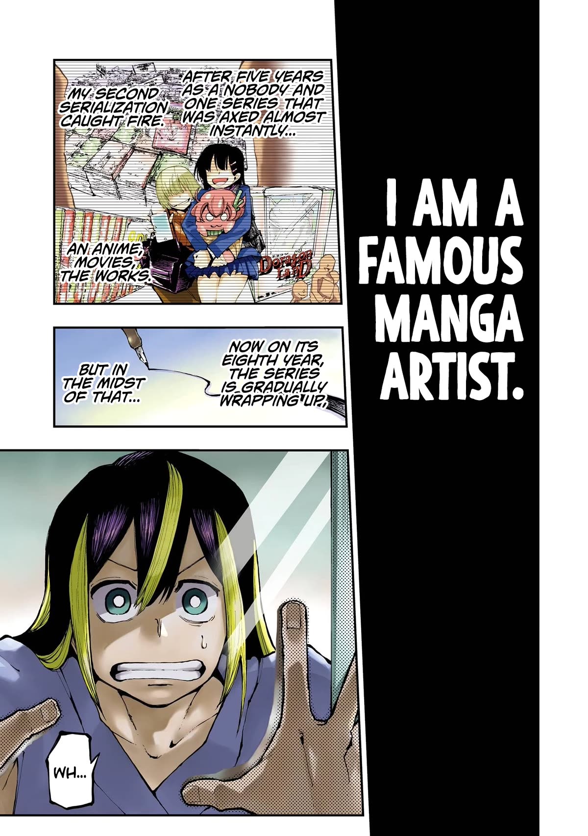 Dragon and Chameleon Chapter 1 page 1 - Chapter 1: Two Manga Artists