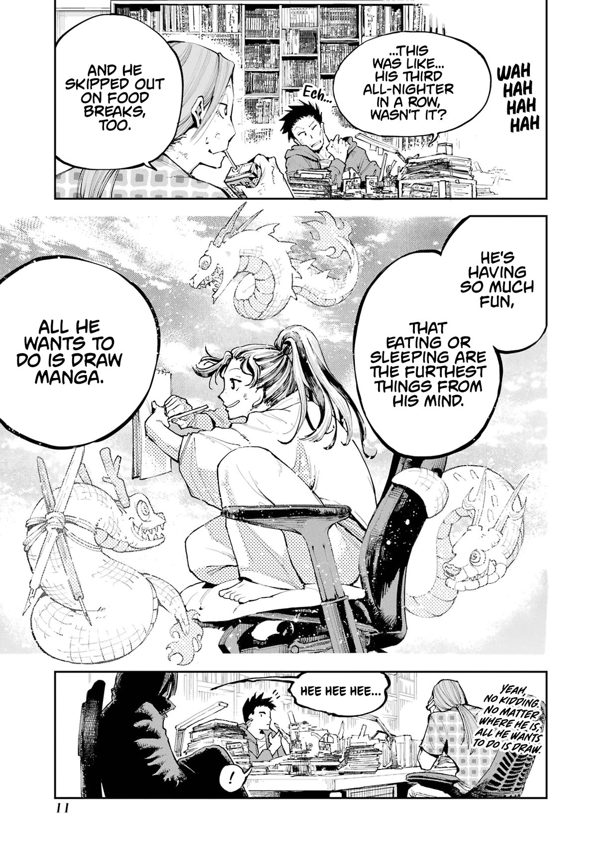 Dragon and Chameleon Chapter 1 page 8 - Chapter 1: Two Manga Artists