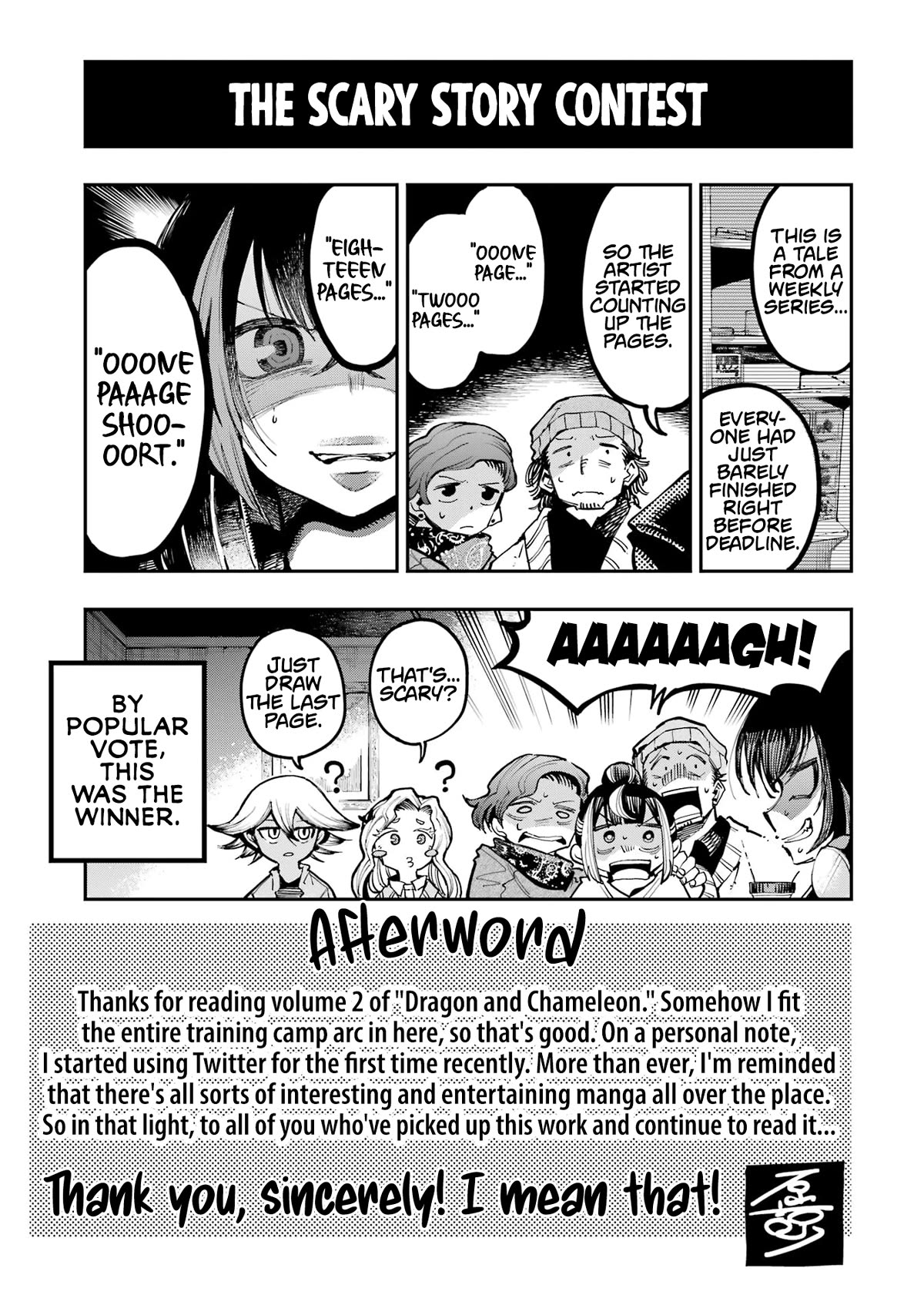 Dragon and Chameleon Chapter 14.5 page 4 - Chapter 14.5: Volume 2 Extras