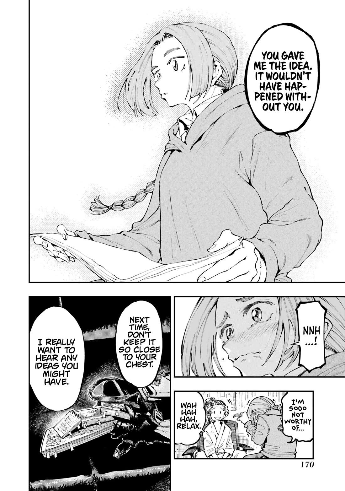 Dragon and Chameleon Chapter 19.2 page 11 - Chapter 19.2: How a Newbie Editor Got Embarrassed at Planning Meetings