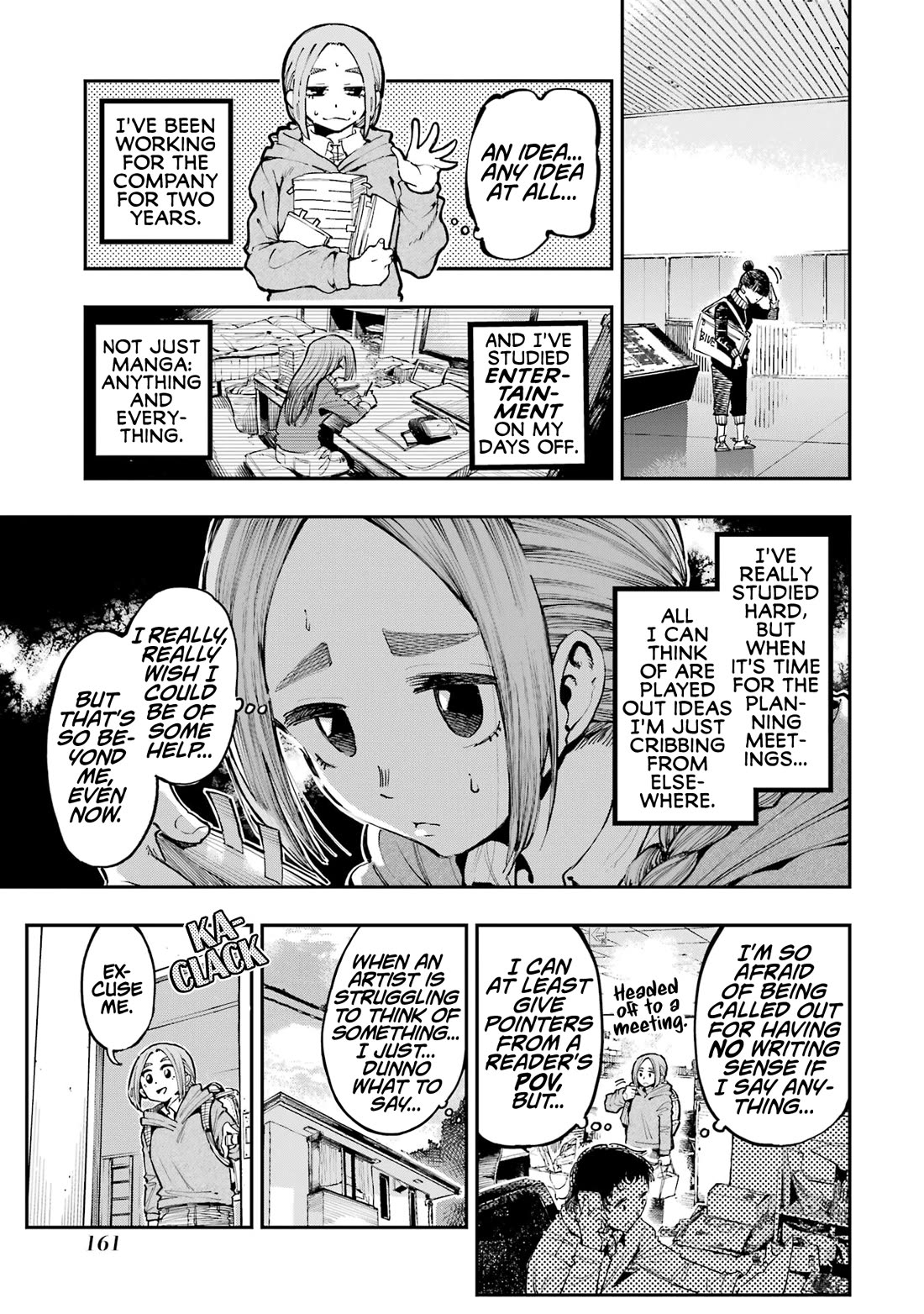 Dragon and Chameleon Chapter 19.2 page 2 - Chapter 19.2: How a Newbie Editor Got Embarrassed at Planning Meetings