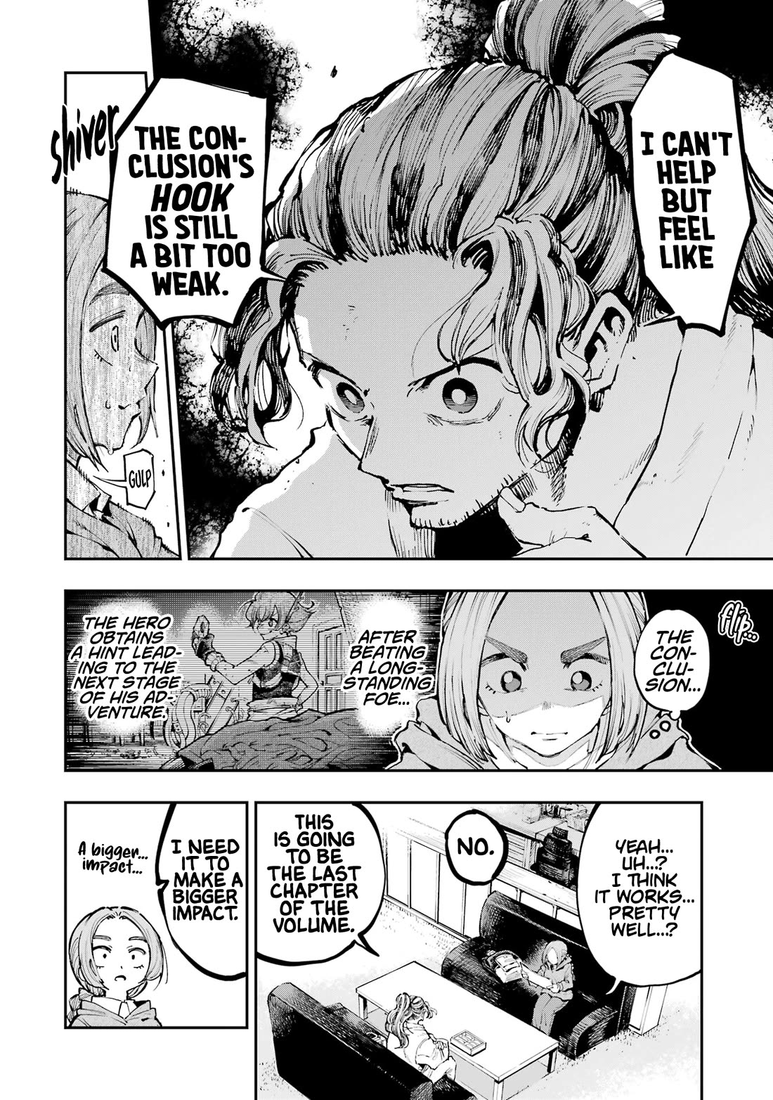 Dragon and Chameleon Chapter 19.2 page 5 - Chapter 19.2: How a Newbie Editor Got Embarrassed at Planning Meetings