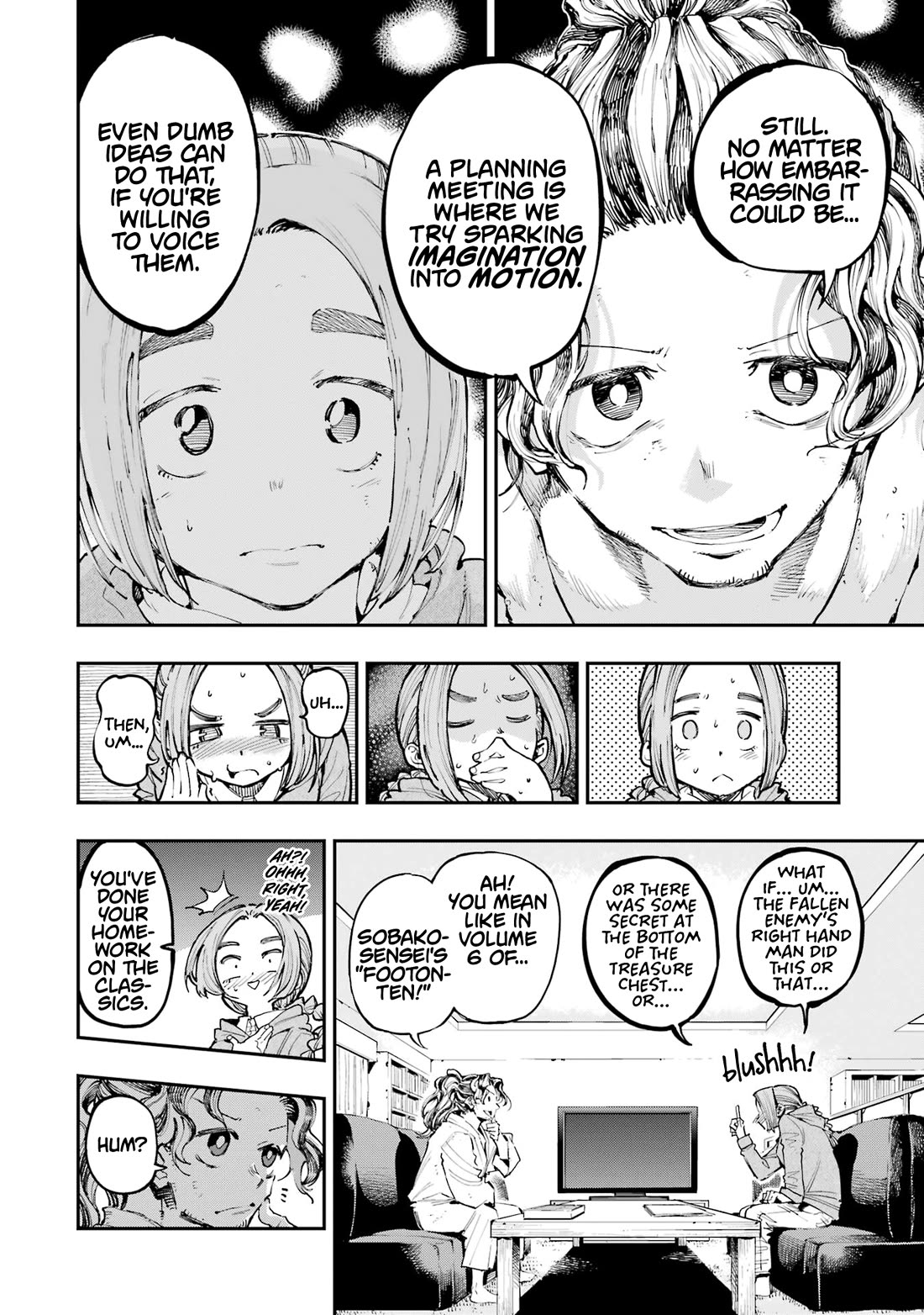 Dragon and Chameleon Chapter 19.2 page 7 - Chapter 19.2: How a Newbie Editor Got Embarrassed at Planning Meetings