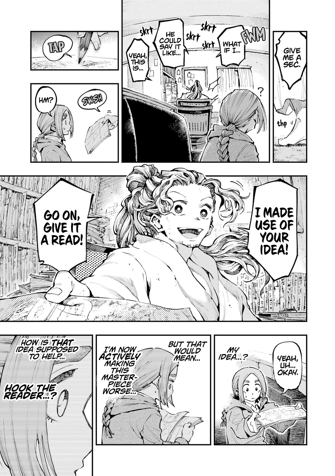 Dragon and Chameleon Chapter 19.2 page 8 - Chapter 19.2: How a Newbie Editor Got Embarrassed at Planning Meetings