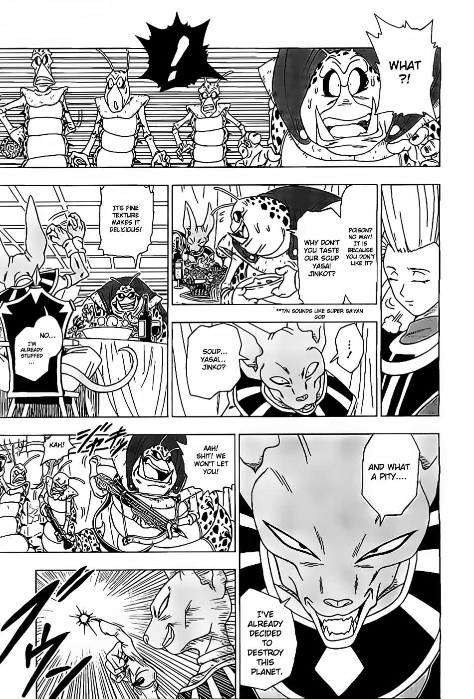 Dragon Ball Chou Chapter 1 page 12 - Chapter 1 : The God Of Destruction's Prophetic Dream