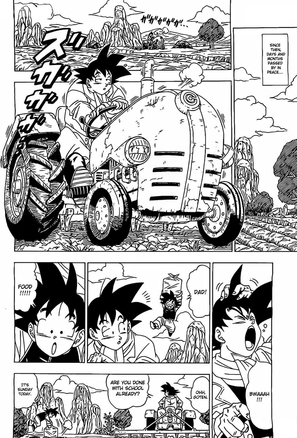 Dragon Ball Chou Chapter 1 page 3 - Chapter 1 : The God Of Destruction's Prophetic Dream