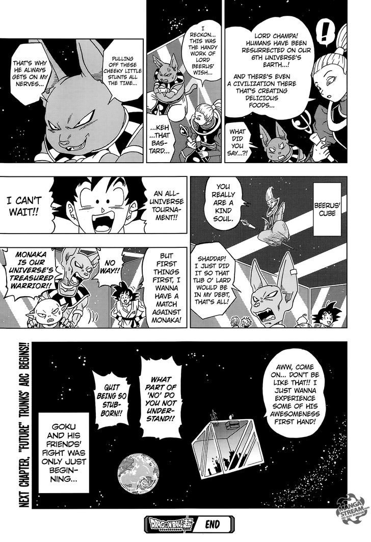 Dragon Ball Chou Chapter 13 page 41 - Chapter 13 : The Victorious Universe is Finally Decided!!